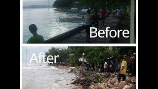 ando island after typhoon haiyan