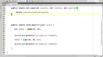 Sobrecarga de métodos y constructores en Java [2021]