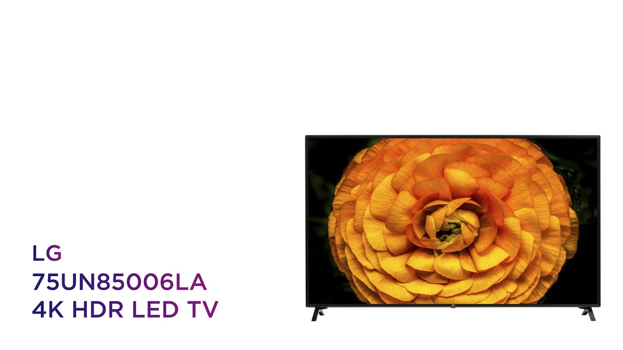 LG 75UN85006LA 75" Smart 4K Ultra HD HDR LED TV Product Overview Currys PC World YouTube