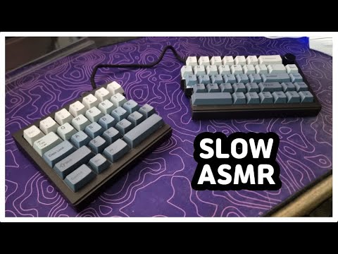 【SLOW ASMR】 Epomaker Split65⌨️ | Wisteria Linear | Keyboard Typing ASMR | No ADs No Talking😴