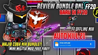 REVIEW‼️ REVIEW FF2D NEW UPDATE BUNDLE @BNLYT VIGILANTE FF - MINI MILITIA FF