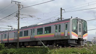 E129系B1編成【4K】信越本線下り445M