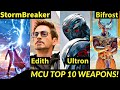 Top 10 Most Powerful Weapons in MCU Explained in Hindi || SUPER INDIA