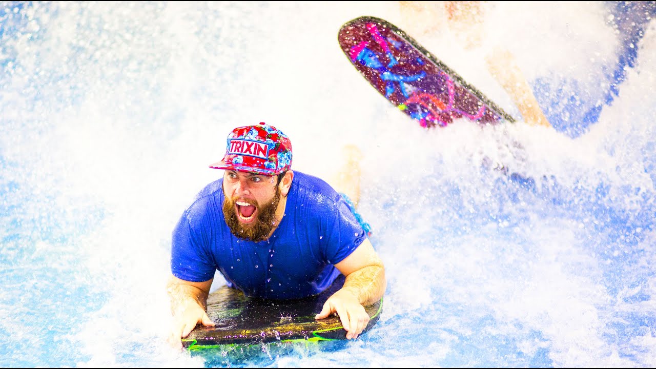 SURFING WIPEOUT!! YouTube