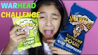 WARHEAD CHALLENGE EXTREME SOUR CANDY| B2cutecupcakes