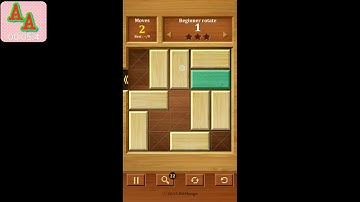 Move the block slide puzzle || Basic || beginner rotate ||  Level 1 || level 2 || level 3 || Level 4