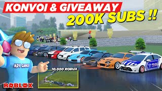 KONVOI OFFROAD SPESIAL 200 RIBU SUBSCRIBER DAN GIVEAWAY 10000 ROBUX !! CDID UPDATE - Roblox