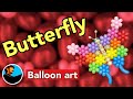 【Balloon art 66】Butterfly (flower joint) 蝶々(フラワージョイント) #Balloonart #バルーンアート