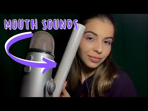 ASMR SONS DE BOCA INTENSOS COM TUBO/CILINDRO