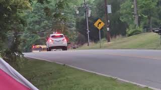 Bus 210 stopping and stop sign