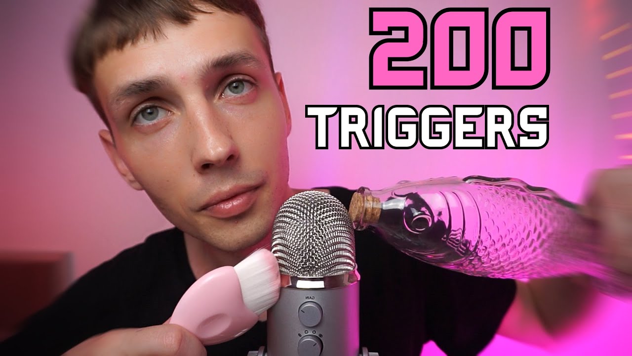 ASMR 200 triggers in 20 minutes - YouTube