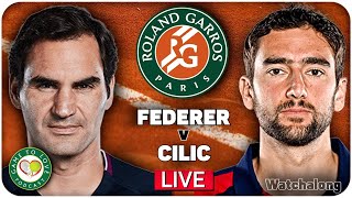 FEDERER vs CILIC | French Open 2021 | LIVE GTL Tennis Watchalong