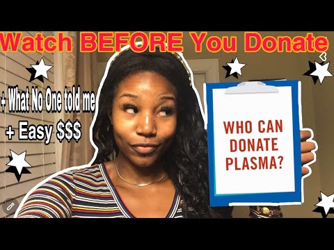 DONATING PLASMA! EASY MONEY | What no one told me