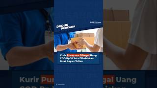 Kurir Pura-pura Dibegal Uang COD Rp 18 Juta Dihabiskan Buat Bayar Cicilan