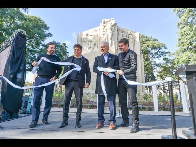 Reinauguración de la Plaza Rocha en La Plata