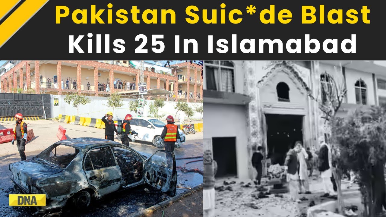Pakistan Blast: 22 Killed In Islamabad Suic*de Bombing | Pakistan News