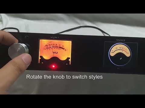 4-Channel VU Meter + Volume Potentiometer