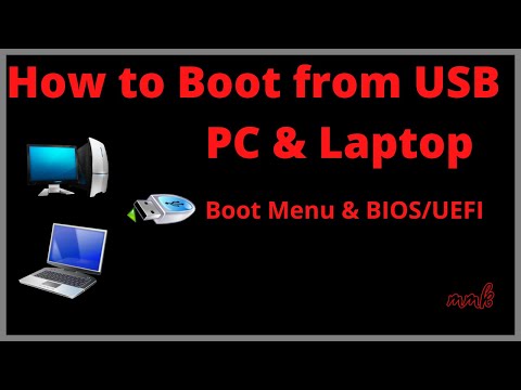 Boot from USB flash drive PC & Laptop (Boot menu & BIOS/UEFI) hqdefault