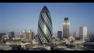 30 St Mary Axe Gherkin Tower Beautiful Tower in London UK