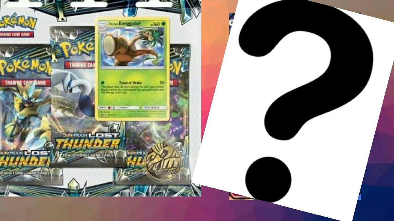 Pokémon Lost Thunder Blister Pack Opening
