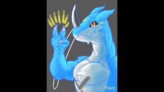 Tamigo - Exveemon Digimon - Peardra Paints
