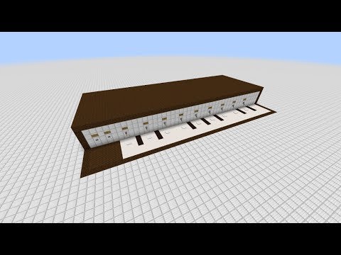How to play Piano Using The Hotbar in Minecraft! thumbnail