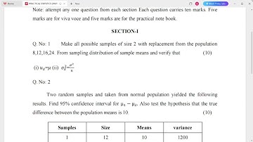 Practical Statistics Part 2 | Stars Academy Lahore Practical Paper Part 2