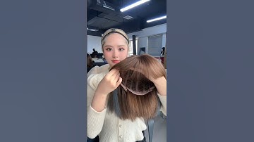 Tóc giả nguyên đầu víc like xanh #tocgia #toc #tocgianguyendau