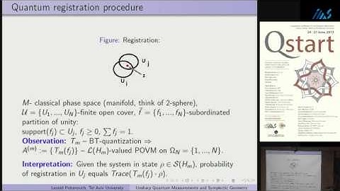 Leonid Polterovich-  Unsharp Quantum Measurements and Symplectic Geometry