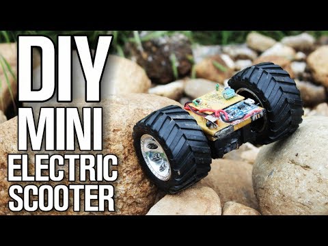 DIY Mini Electric Scooter Toy