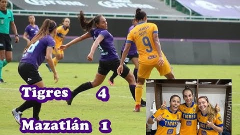 MAZATLÁN FC 1 -4 TIGRES FEMENIL, RESUMEN Y GOLES || JORNADA 2 LIGA MX FEMENIL 2020
