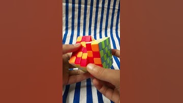 Checkerboard pattern on 5 by 5 rubik