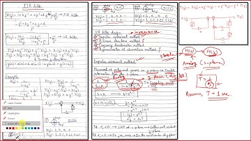 Lecture 30: Design of IIR Filter (Impulse Invariance Method)
