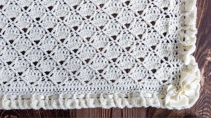 Crochet Lace Baby Blanket Pattern (BEAUTIFUL yet E...