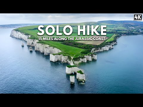 Solo Hiking 15 Miles along The Jurassic Coast (Beautiful 4K Cinematic)