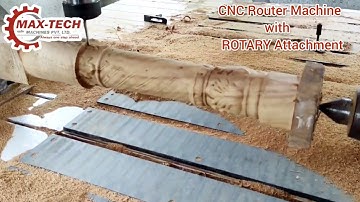 PAYA DESIGN !!  CNC ROUTER MACHINE with ROTARY Attachment