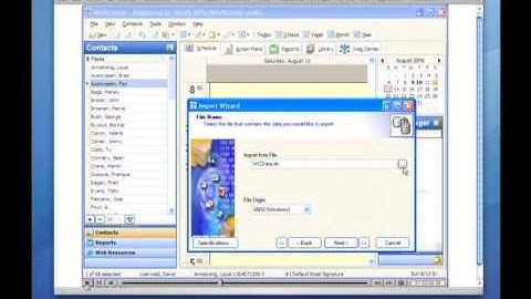 11-2 Importing Excel data into WorkCenter using the Import Wizard
