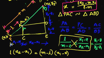 Coordinate Geometry - Division of line segments - LoveTeachingMaths