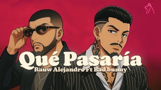 Rauw Alejandro Ft Bad Bunny - Qué Pasaría... (Letra/) Resimi