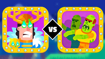 Bowmasters Ice Lord VS Zombie Days iOS Gameplay