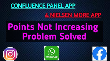 Confluence Panel Nielsen More App Points Not Increasing Problem Solved #confluencepanel #nielsenmore