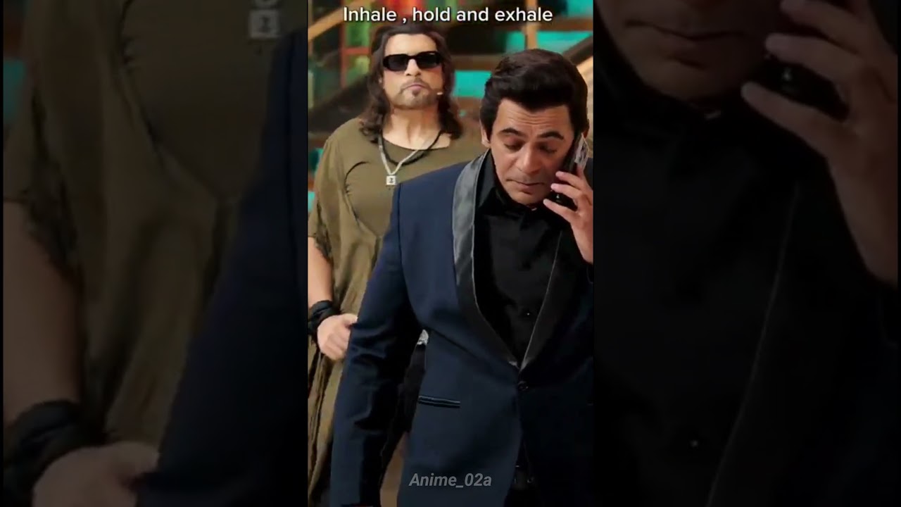 Sunil as salman khan on the great Indian Kapil show2 