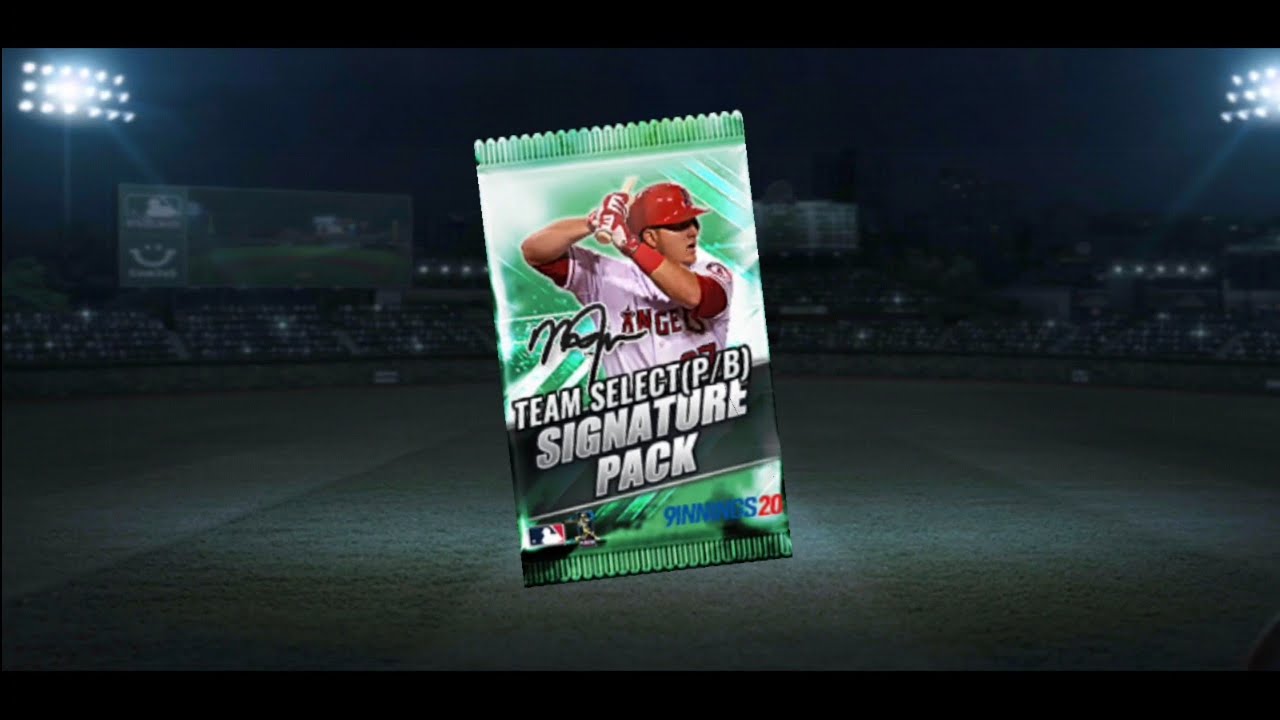 Team Select Signature Pack! Grade Increase! GI ReRoll +Amp Ticket! MLB 9 INNINGS 20