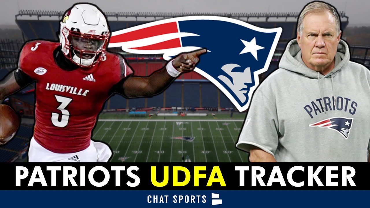 Patriots UDFA Tracker New England Patriots Sign 3 UDFAs After 2023 NFL