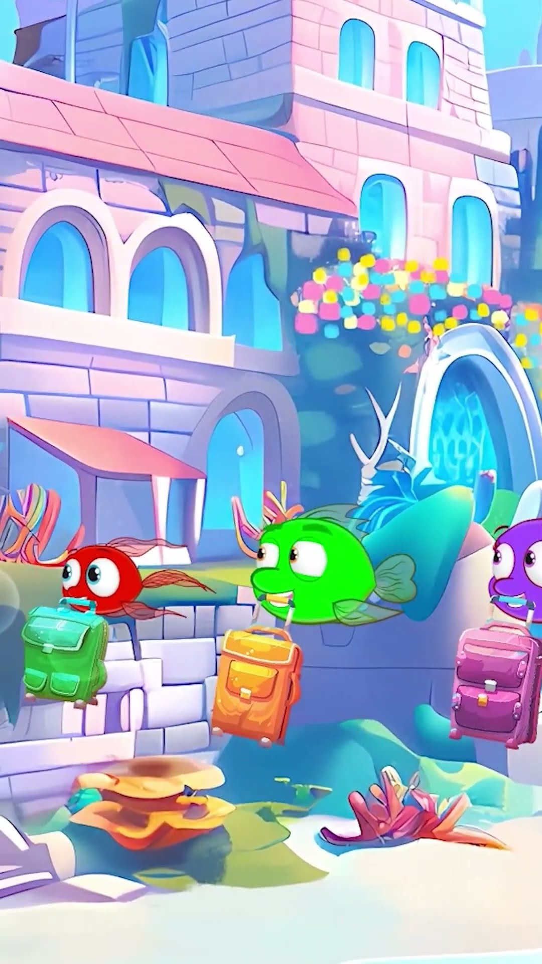 Kırmızı Balık Tatile Çıkıyor? Sevimli Dostlar Bebek ve Çocuk Şarkıları #shorts #kırmızıbalık