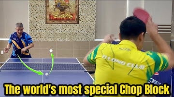 How to make Chop Block with Long Pimples |  The world