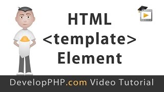 HTML5 template Element Tutorial JavaScript Programming