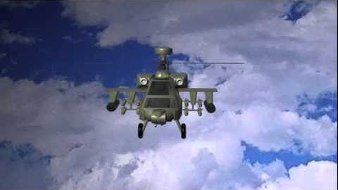 apache helicopter 3D model from CGTrader.com