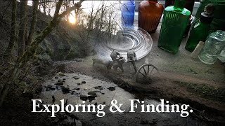 Exploring & Finding, at a New Old dumpsite. Mudlarking adventure.