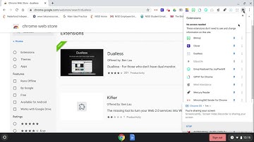 adding chrome extension dualless